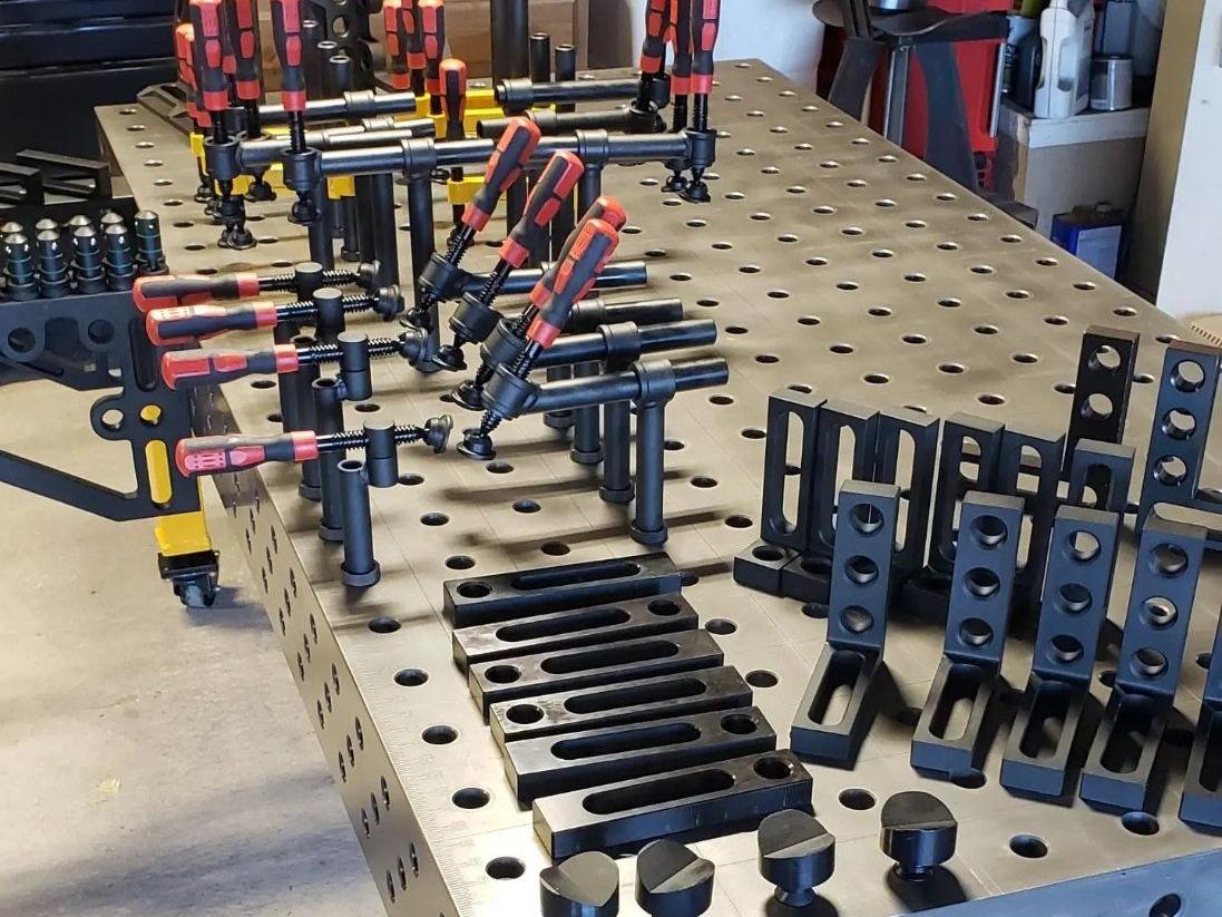 Mesa de soldadura modular